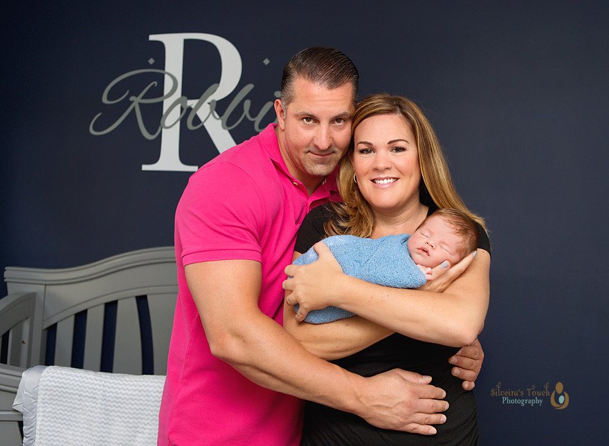 parents photo taken at home session in NJ during newborn photography by silveiras touch photography