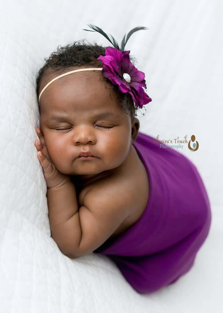 Newborn baby photography in NJ Older newborn baby session