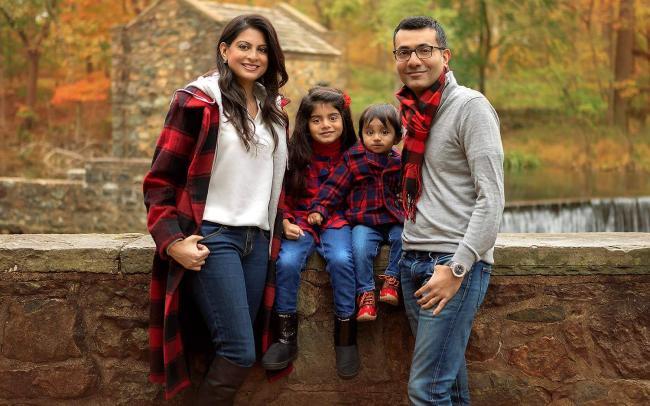 outdoor family portraits new jersey