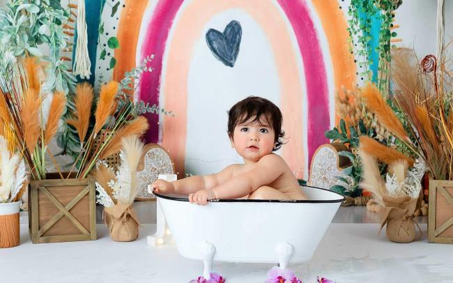 Randolph NJ birthday photo splash bath