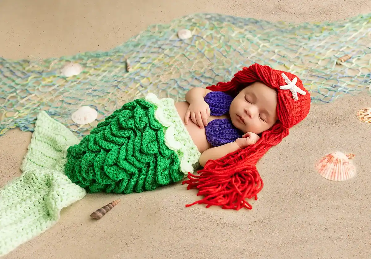 little mermaid newborn pictures little mermaid newborn pictures