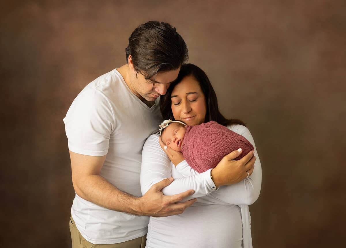 parent photography with baby